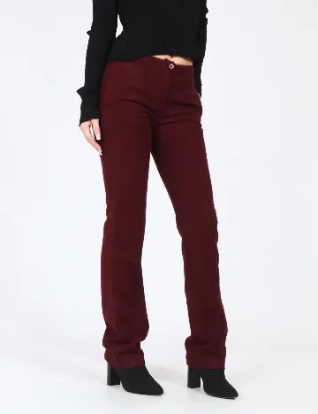 Pantaloni Bershka, visiniu Rosu