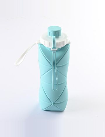 Sticla pliabila din silicon SHEIN, turcoaz