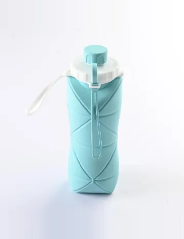 Sticla pliabila din silicon SHEIN, turcoaz Albastru