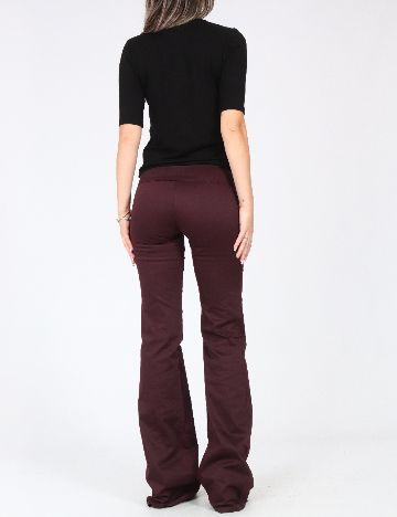 Pantaloni Bershka, pruna