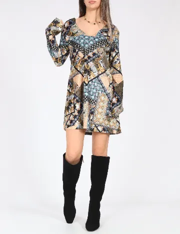 Rochie scurta Zara, mix culori Mix culori