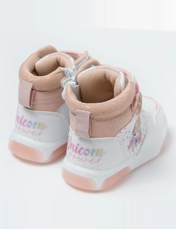 Adidasi cu luminite Cool Club, alb