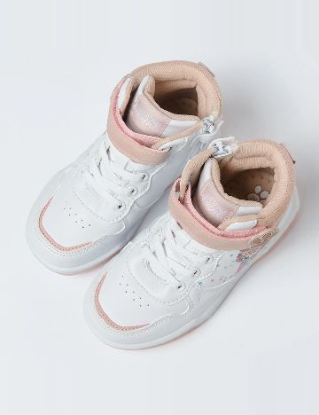 Adidasi cu luminite Cool Club, alb