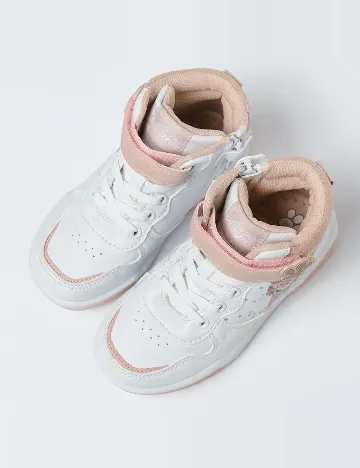 Adidasi cu luminite Cool Club, alb Alb