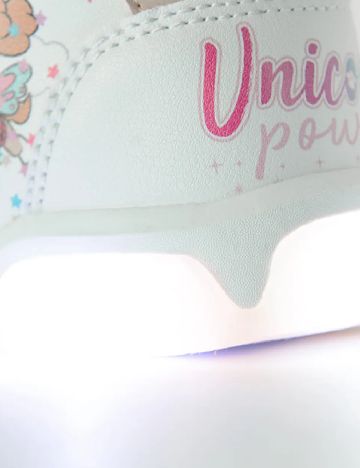 Adidasi cu luminite Cool Club, alb