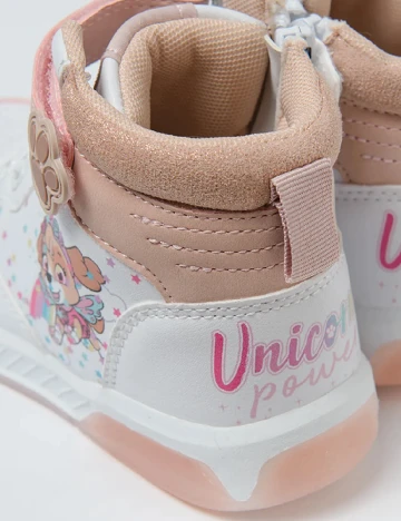 Adidasi cu luminite Cool Club, alb Alb