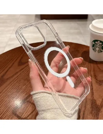 Husa iPhone 15 SHEIN, transparent Alb