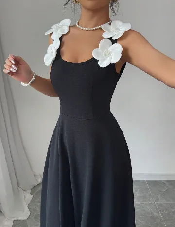 Rochie lunga SHEIN, negru Negru