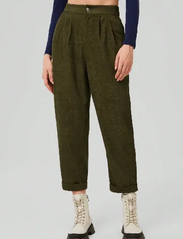 Pantaloni SHEIN, verde Verde