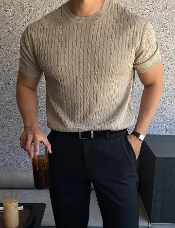 Bluza SHEIN, bej Crem