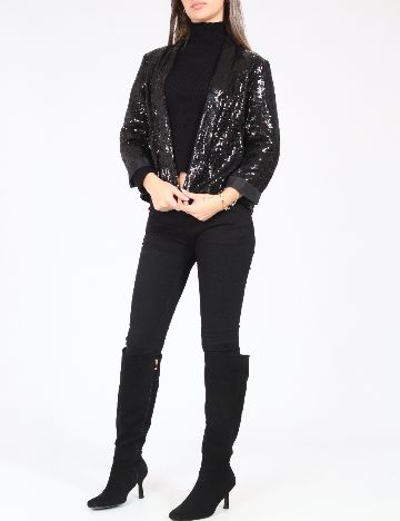 Blazer Bershka, negru