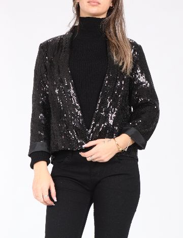 Blazer Bershka, negru