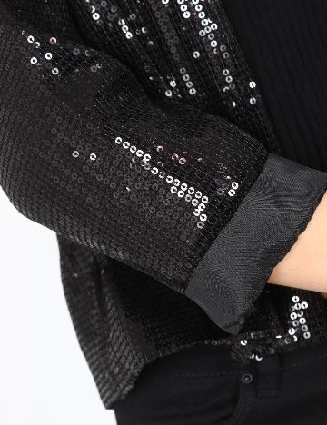 Blazer Bershka, negru