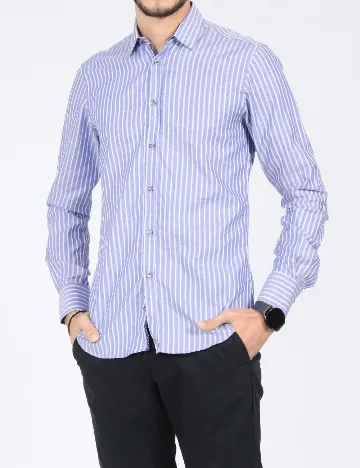 Camasa Zara, albastru Albastru