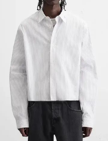 Camasa Zara, alb Alb