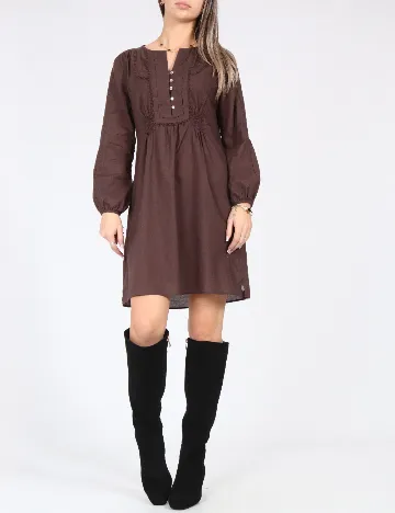 Rochie scurta Zara, maro Maro