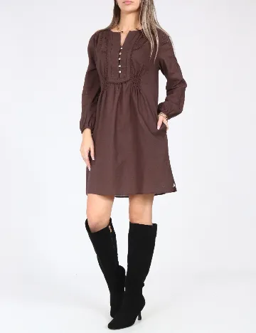 Rochie scurta Zara, maro Maro