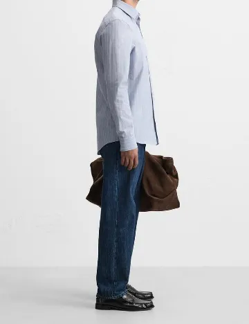 Camasa Zara, albastru Albastru