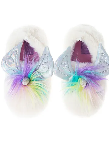 Papuci de Casa Cool Club, alb Alb