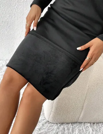 Rochie medie SHEIN, negru Negru