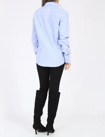 Camasa Bershka, albastru Albastru