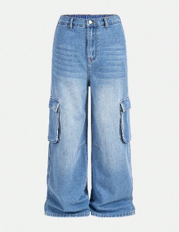 Blugi Shein Kids, albastru