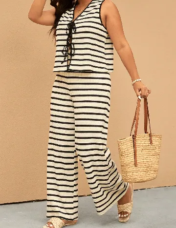 Compleu SHEIN CURVE, crem Crem