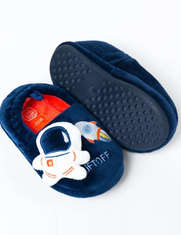 Papuci de Casa Cool Club, bleumarin