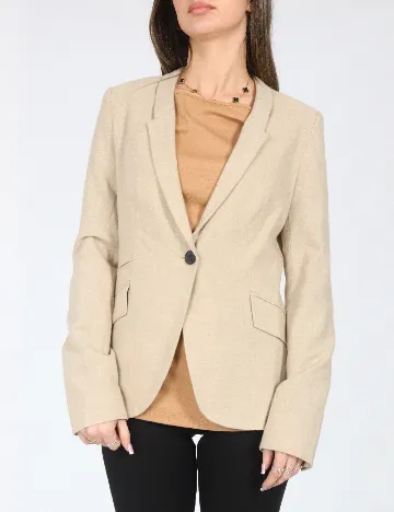 Sacou Zara, bej Crem