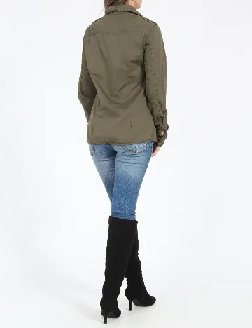 Camasa Bershka, verde Verde