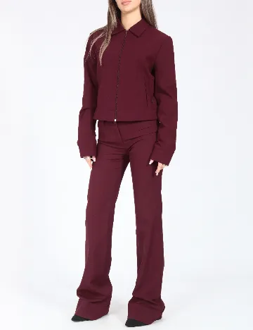 Pantaloni Bershka, visiniu Rosu