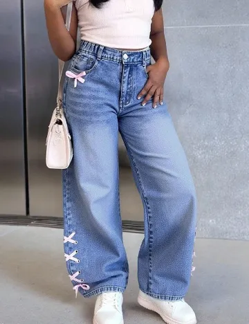 Blugi Shein Kids, albastru Albastru