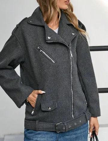 Jacheta SHEIN, gri Gri