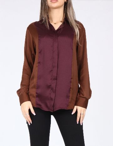 Camasa Zara, visiniu/maro