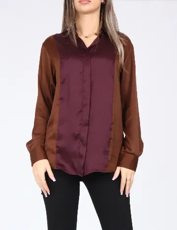 Camasa Zara, visiniu/maro Maro