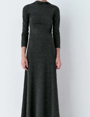 Rochie lunga Zara, gri Gri