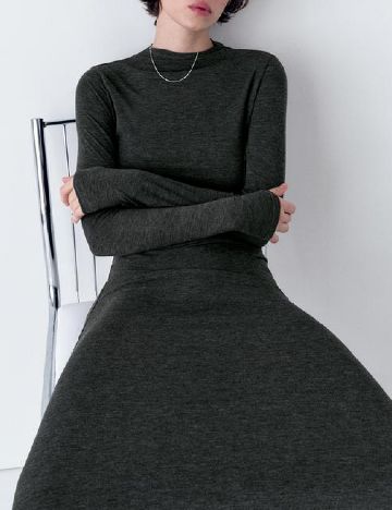 Rochie lunga Zara, gri