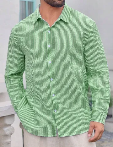 Camasa SHEIN, verde Verde