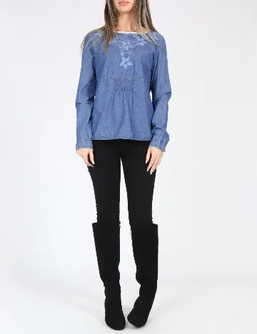 Bluza Zara, albastru Albastru