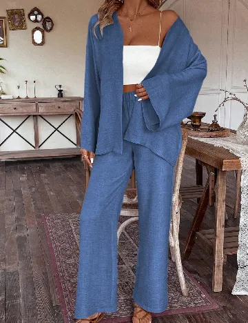 Compleu SHEIN, albastru Albastru