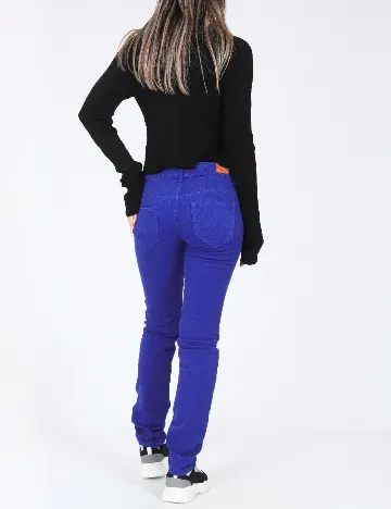 Blugi Zara, albastru Albastru