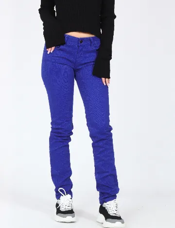 Blugi Zara, albastru Albastru