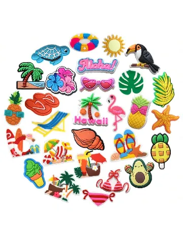 Set charmuri pentru saboti SHEIN, mix culori Mix culori