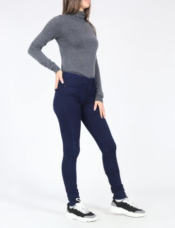 Blugi Zara, bleumarin Albastru