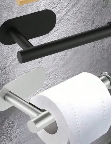 Suport pentru hartie igienica SHEIN, argintiu Gri