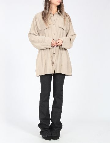 Camasa Oversize Zara, bej