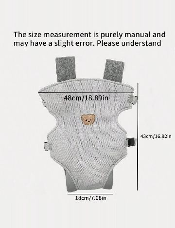 Marsupiu pentru copii SHEIN, gri