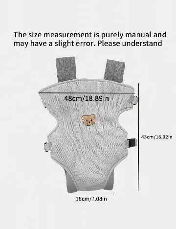 Marsupiu pentru copii SHEIN, gri Gri