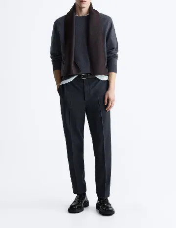 Pantaloni Zara, albastru Albastru