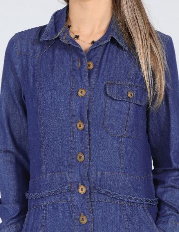 Rochie scurta Zara, albastru